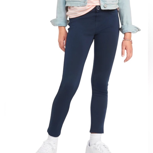 🌺 OLD NAVY Ponte Knit Navy Blue Legging Pants - Picture 1 of 7